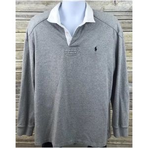 Polo Ralph Lauren Rugby LS Elbow Patches sz XL